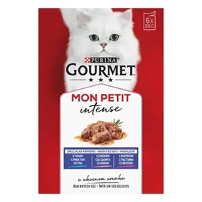 Gourmet mon petit три вида риба 50г пауч