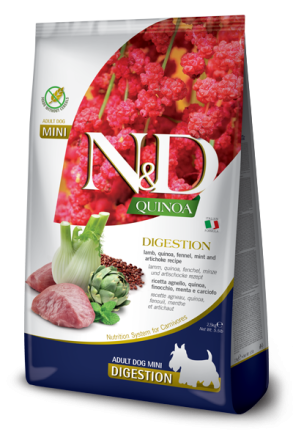 ND dog Quinoa Digest adult mini агнешко 800 гр