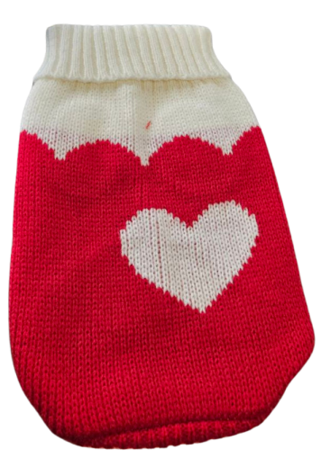 Коледен пуловер апликация сърце