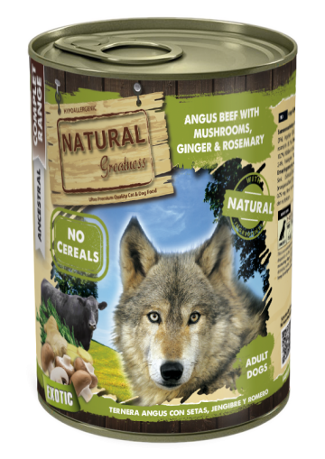 Nat Gr 400 g Телешко ангъс с джинджър,розмарин