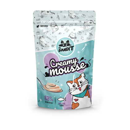 Bandit creamy mousse tuna 60g