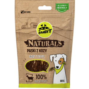 Bandit naturals stripes 80g goat