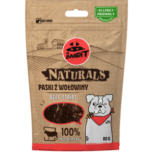 Bandit naturals stripes 80g  beef