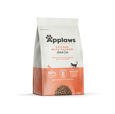 Applaws  400 g 80%  сьомга и пиле