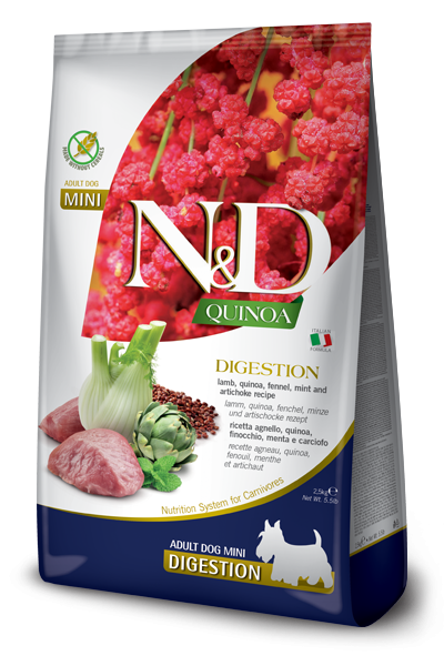 ND dog Quinoa Digest adult mini агнешко 800 гр