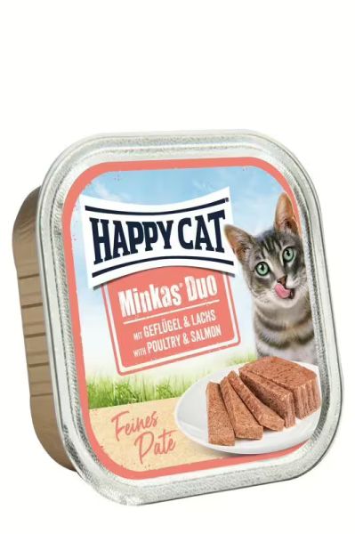 Happy cat - пастет пиле и сьомга 100 g