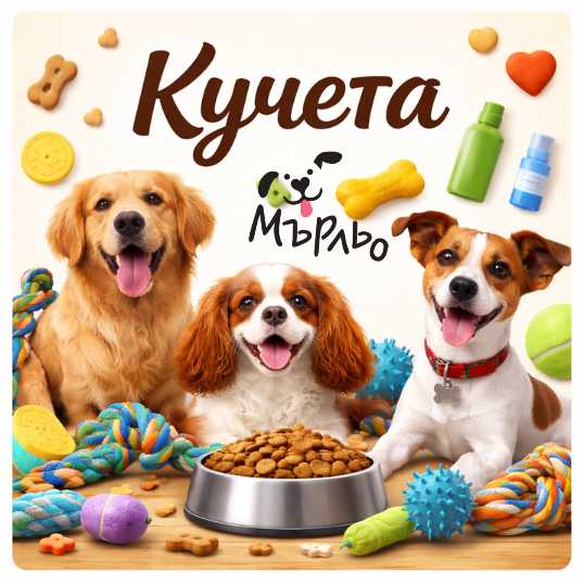 Категория кучета – храна, аксесоари и козметика за кучета