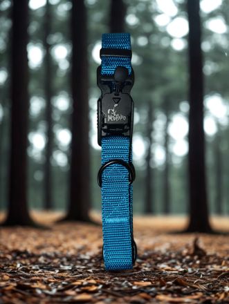 Нашийник с повод Тактикал син - L