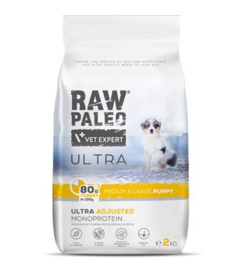 Raw Paleo ultra turkey medium&large puppy 2 kg