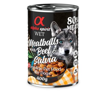 Alpha Spirit 400 g кюфтенца с телешко и гр. чай