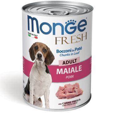 Monge Fresh Dog adult свинско 400гр