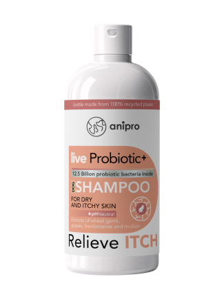 Аniprо  Пробиотичен шампоан суха и сърбяща кожа 250 мл