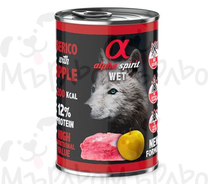 Alpha spirit 400 g свинско с ябълки
