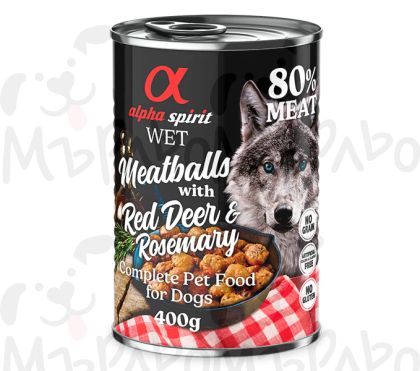 Alpha Spirit 400 g кюфтенца елен с розмарин