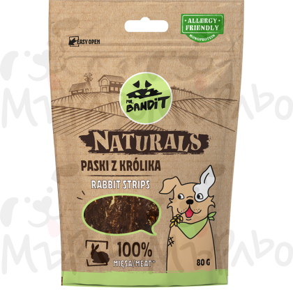 Bandit naturals stripes 80g rabbit