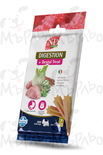 ND quinoa dog digestion adult mini 60g лакомство