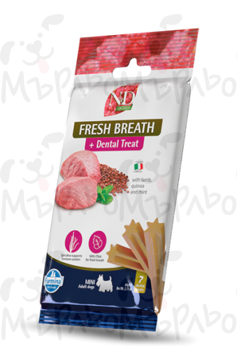 ND quinoa dog fresh adult mini 60 г лакомство