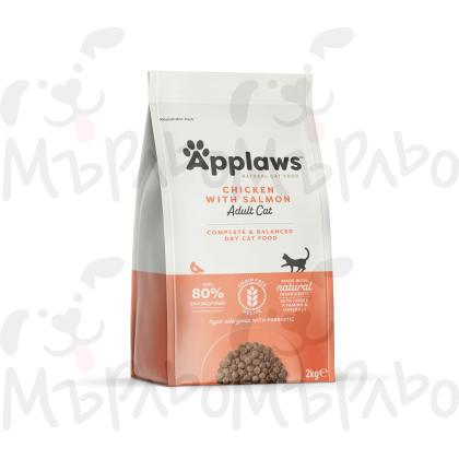 Applaws 2 kg 80% пиле, сьомга и пребиотик