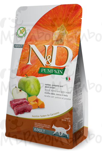 ND cat adult 300g тиква с еленово и ябълка