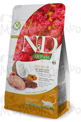 ND cat skin coat 0,300kg с пъдпъдък