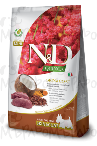 ND dog skin coat adult mini 0.800kg еленово месо