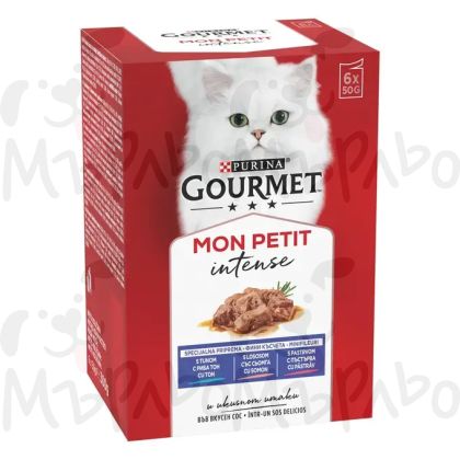 Gourmet mon petit три вида риба 50г пауч