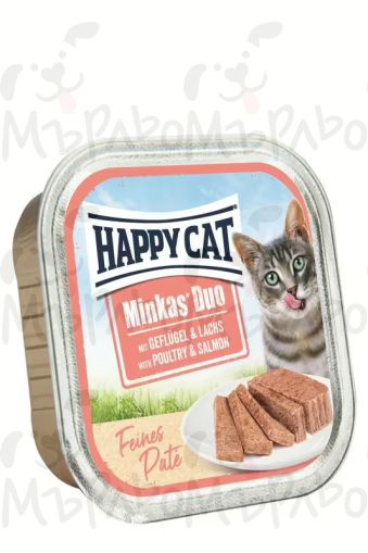 Happy cat - пастет пиле и сьомга 100 g