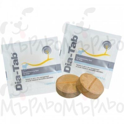 Диа - Таб Диетична допълваща храна за кучета