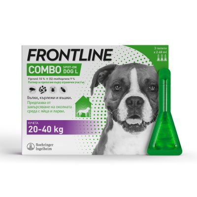 Frontline combo / Фронтлайн комбо 20 - 40 кг - спот он 