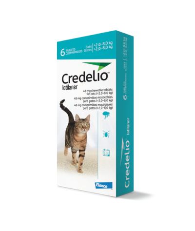 Credelio / Кределио  - таблетки за външно обезпаразитяване, за котки от 2 до 8 кг