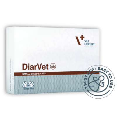 Диар вет за малки породи 6 капсули Бързо облекчение и стабилизиране на храносмилателния тракт