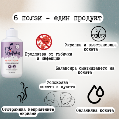 Мърльо ултрапремиум - шамп. куче 250 мл