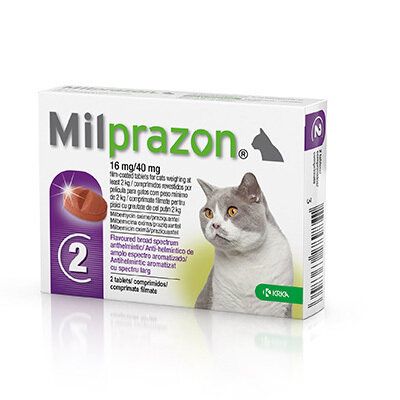 Milprazon / Милпразон 16/40 мг за котка  4-8 кг