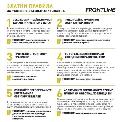 Frontline Tri-Act / Фровтлайн три акт   Пипети за външно обезпаразитяване на кучета  40 - 60 кг